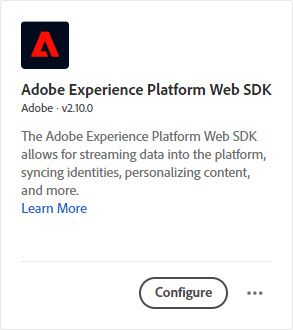 adobe has made a launch extension to easily set up aep web sdk